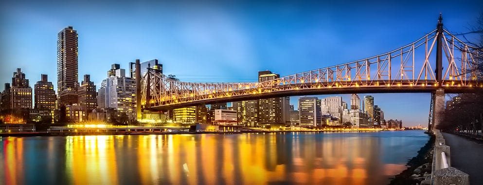 Visit the Hunter College campus on Manhattan’s Upper East Side i image of the New York City skyline's Upper East Side